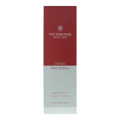 Swiss Army Victorinox Classic 100ml Eau de Toilette Spray for Him - Red Edition