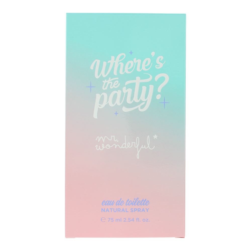 Mr Wonderful Where's The Party? 75ml Eau de Toilette Spray for Her