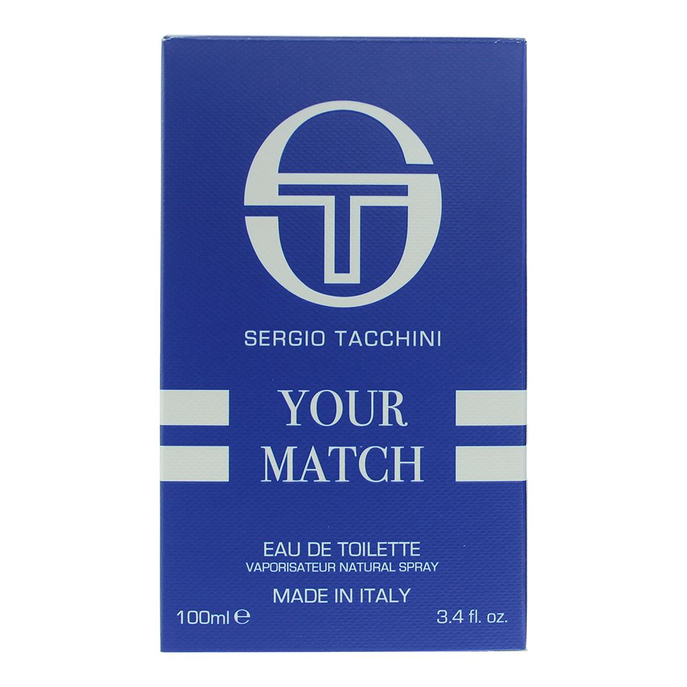 Sergio Tacchini Your Match 100ml Eau De Toilette Spray For Him