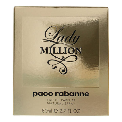 Paco Rabanne Lady Million 80ml Eau de Parfum Spray for Her