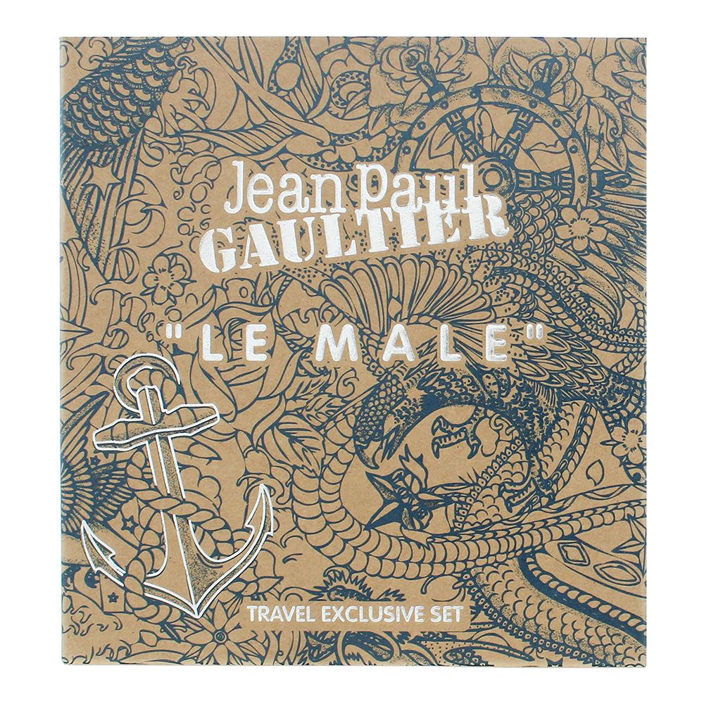 Jean Paul Gaultier Le Male 2 x 40ml Eau de Toilette Travel Gift Set for Him