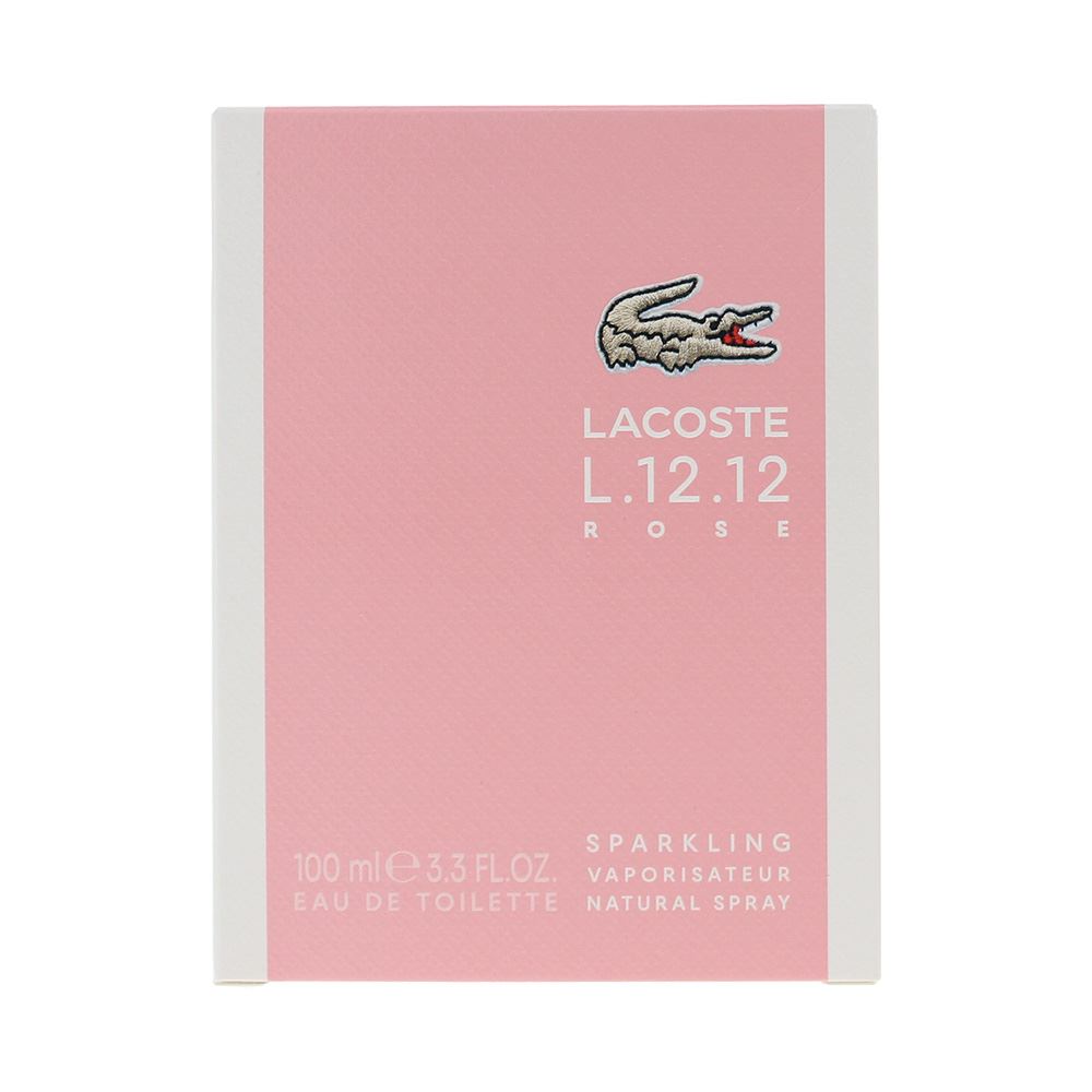 Lacoste L.12.12. Rose Sparkling 100ml Eau de Toilette Spray for Her