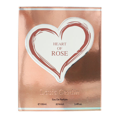 Louis Cardin Heart Of Rose 100ml Eau de Parfum Spray for Her