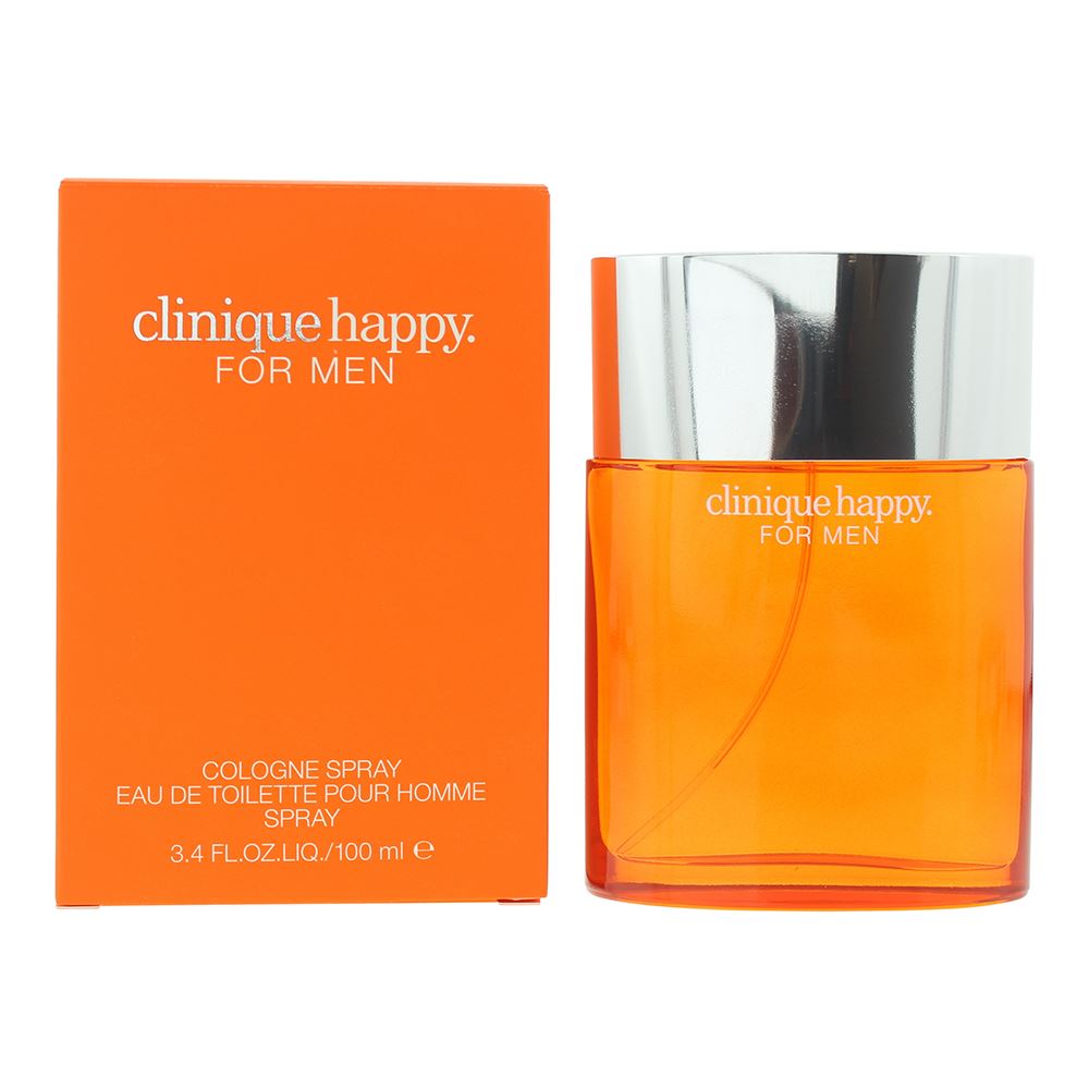 Clinique Happy For Men Cologne 100ml Eau de Toilette Spray for Him
