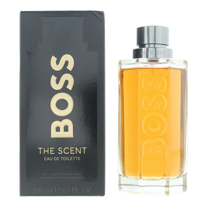 Hugo Boss The Scent 200ml Eau de Toilette Refillable Spray For Him