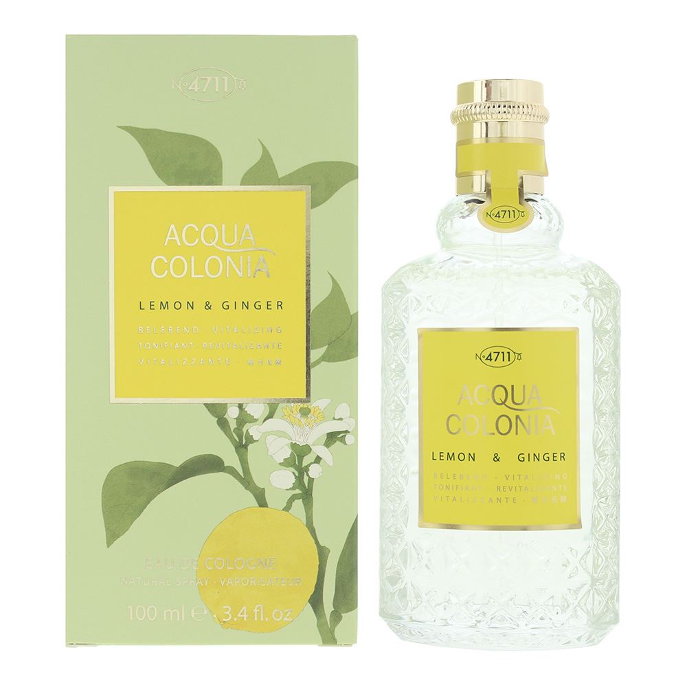 4711 Acqua Colonia Lemon & Ginger 100ml Eau de Cologne Spray for Unisex