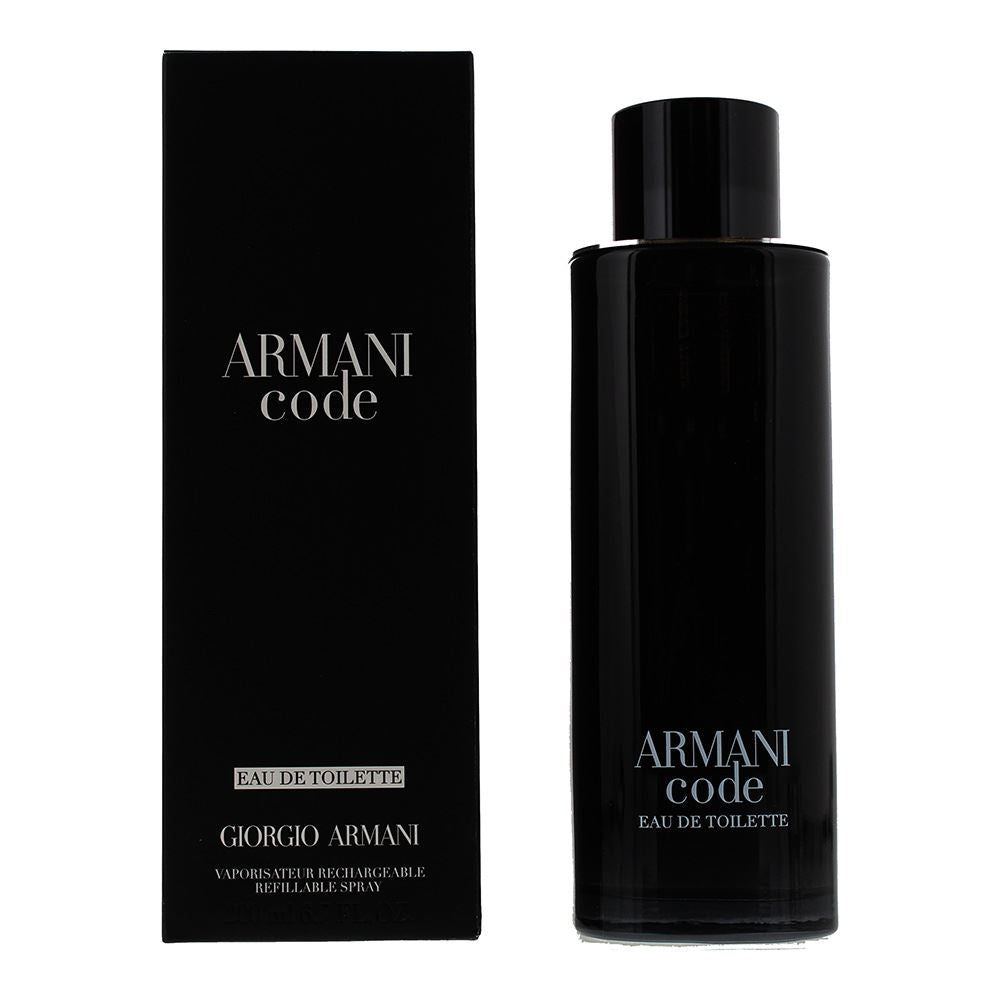 Giorgio Armani Code Pour Homme 200ml Eau de Toilette Refillable Spray for Him