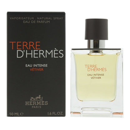 Hermes Terre D'hermes Eau Intense Vetiver 50ml Eau De Parfum Spray for Him