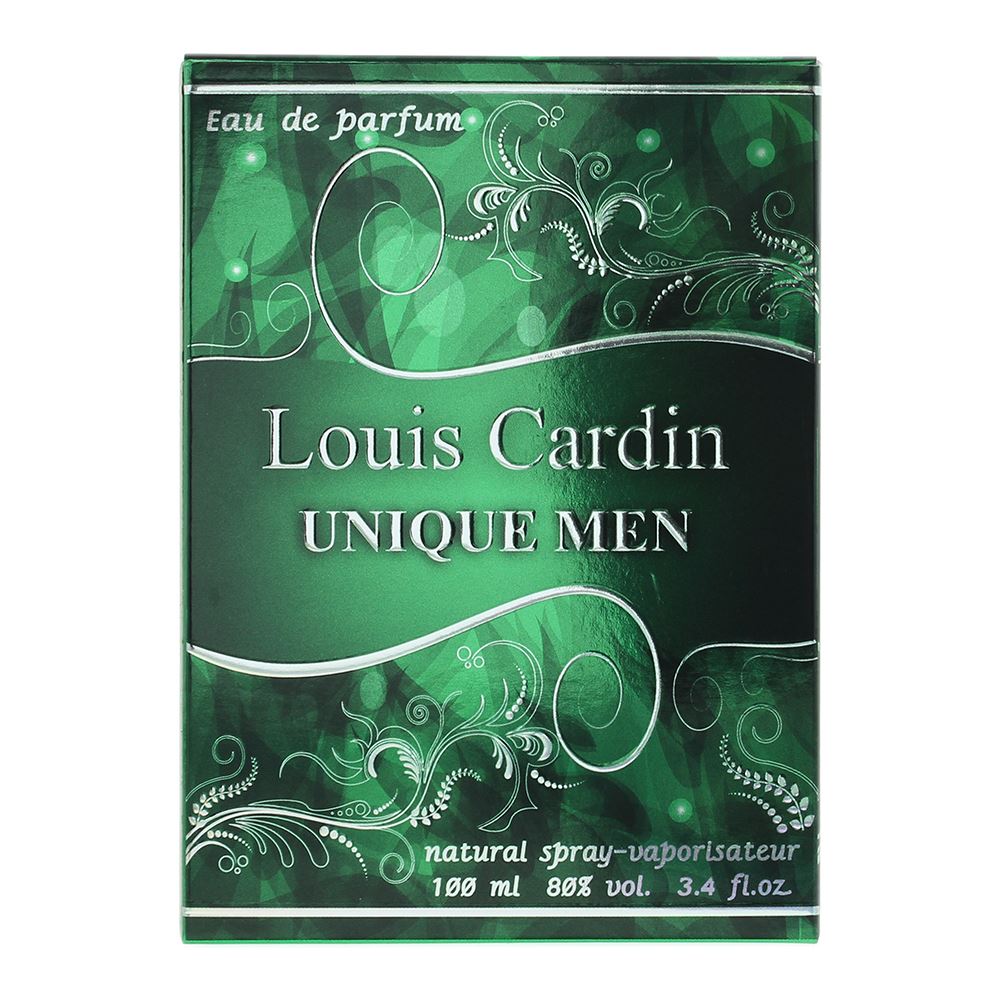 Louis Cardin Unique Men 100ml Eau de Parfum Spray For Him