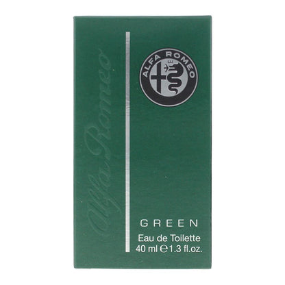 Alfa Romeo Green 40ml Eau De Toilette Spray for Him