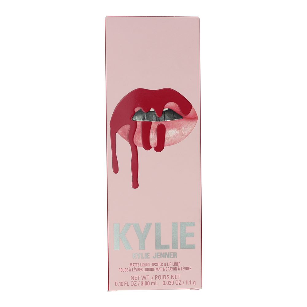 Kylie By Kylie Jenner 3ml Matte Lipstick, 1.1g Lip Liner - 503 Bad Lil Thing