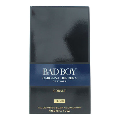 Carolina Herrera Bad Boy Cobalt Elixir 50ml Eau de Parfum Spray for Him