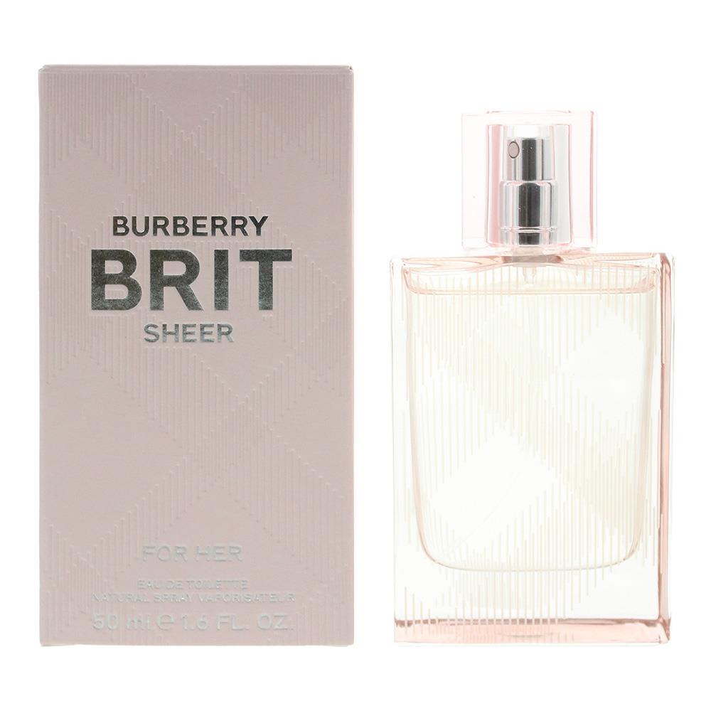 Burberry Brit Sheer 50ml Eau De Toilette Spray for Her