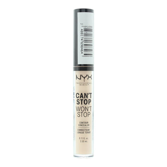 NYX Can't Stop Won't Stop 24H 3.5ml Concealer - Light Ivory