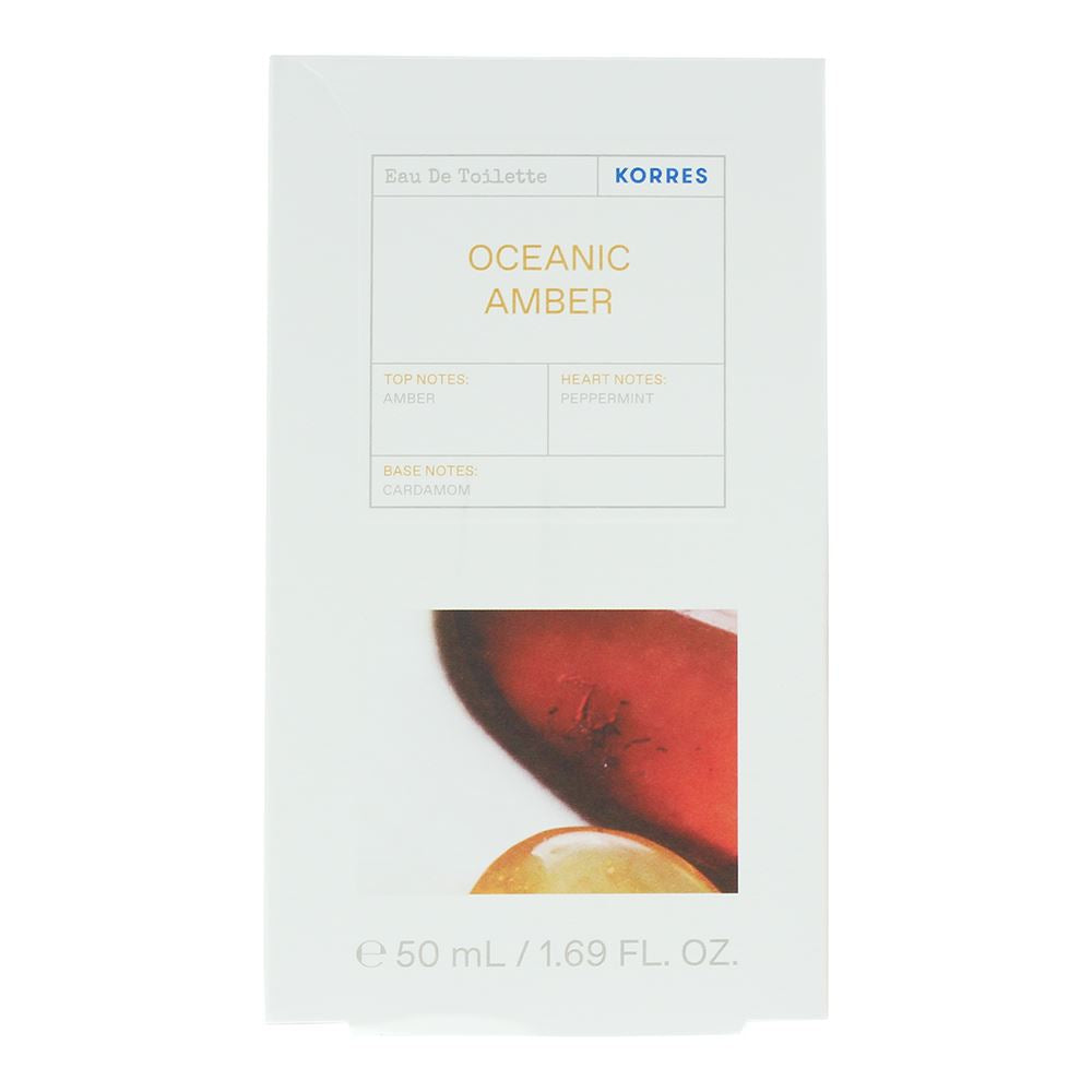 Korres Oceanic Amber 50ml Eau De Toilette Spray For Him