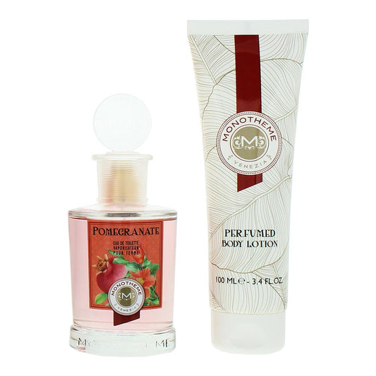 Monotheme Pomegranate 100ml Eau de Toilette Gift Set 100ml Body Lotion for Her