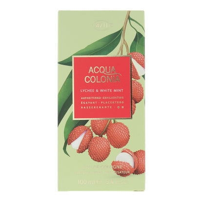 4711 Acqua Colonia Lychee & White Mint 100ml  Eau de Cologne Spray for Unisex