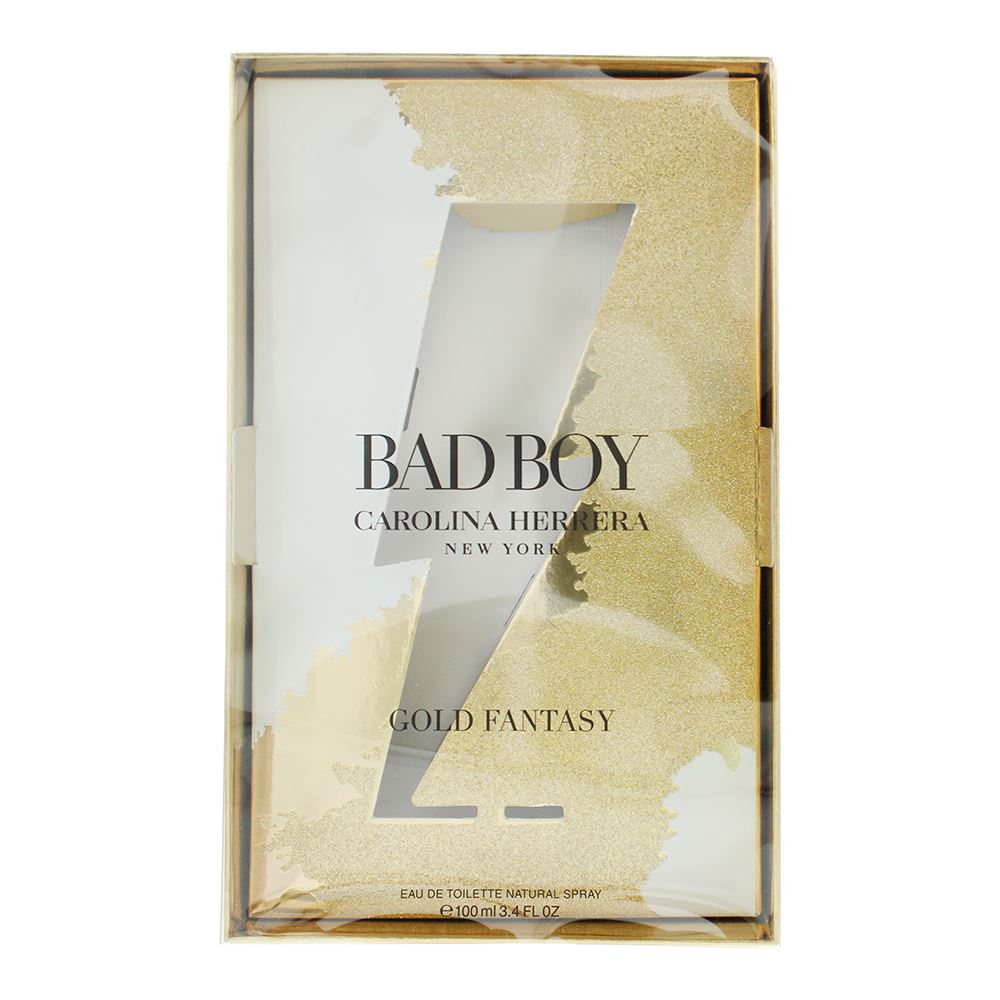 Carolina Herrera Bad Boy Gold Fantasy 100ml Eau de Toilette Spray for Him