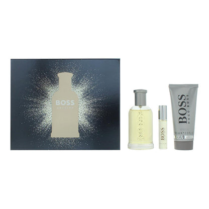 Hugo Boss Boss Bottled 100ml Eau de Toilette Gift Set 10ml Eau de Toilette, 100ml Shower Gel for Him