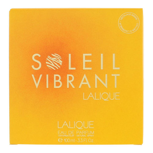 Lalique Soleil Vibrant 100ml Eau de Parfum Spray for Her
