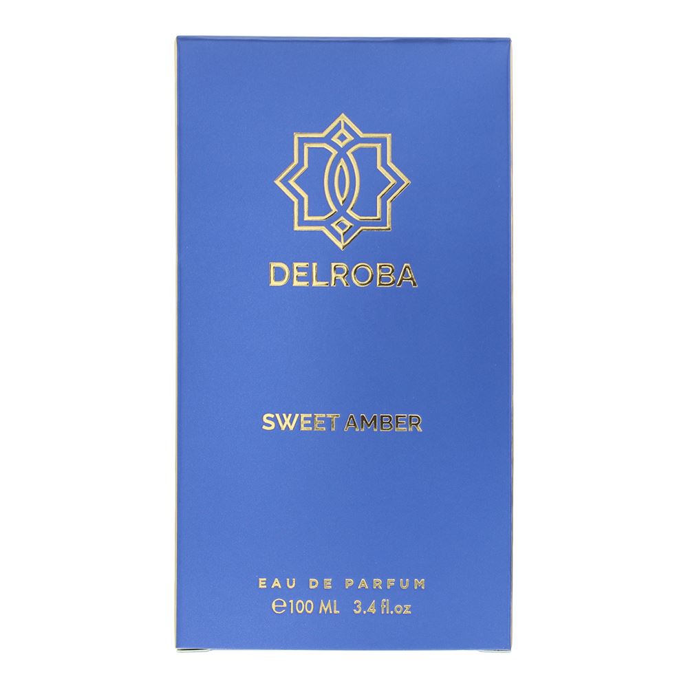Delroba Sweet Amber For Men 100ml Eau de Parfum Spray For Him