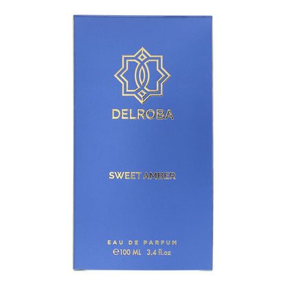 Delroba Sweet Amber For Men 100ml Eau de Parfum Spray For Him
