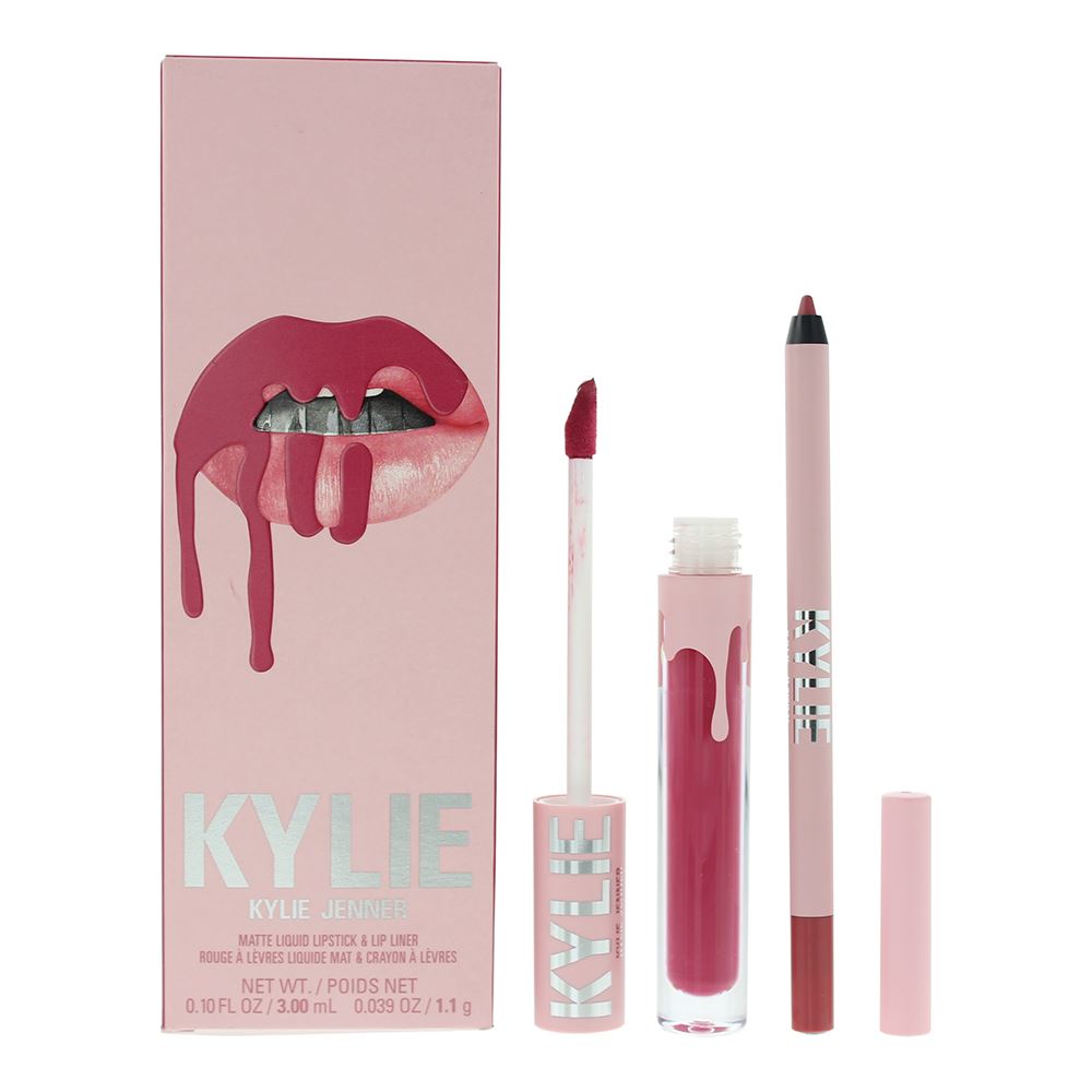 Kylie By Kylie Jenner 3ml Matte Lipstick, 1.1g Lip Liner - 102 Extraordinary