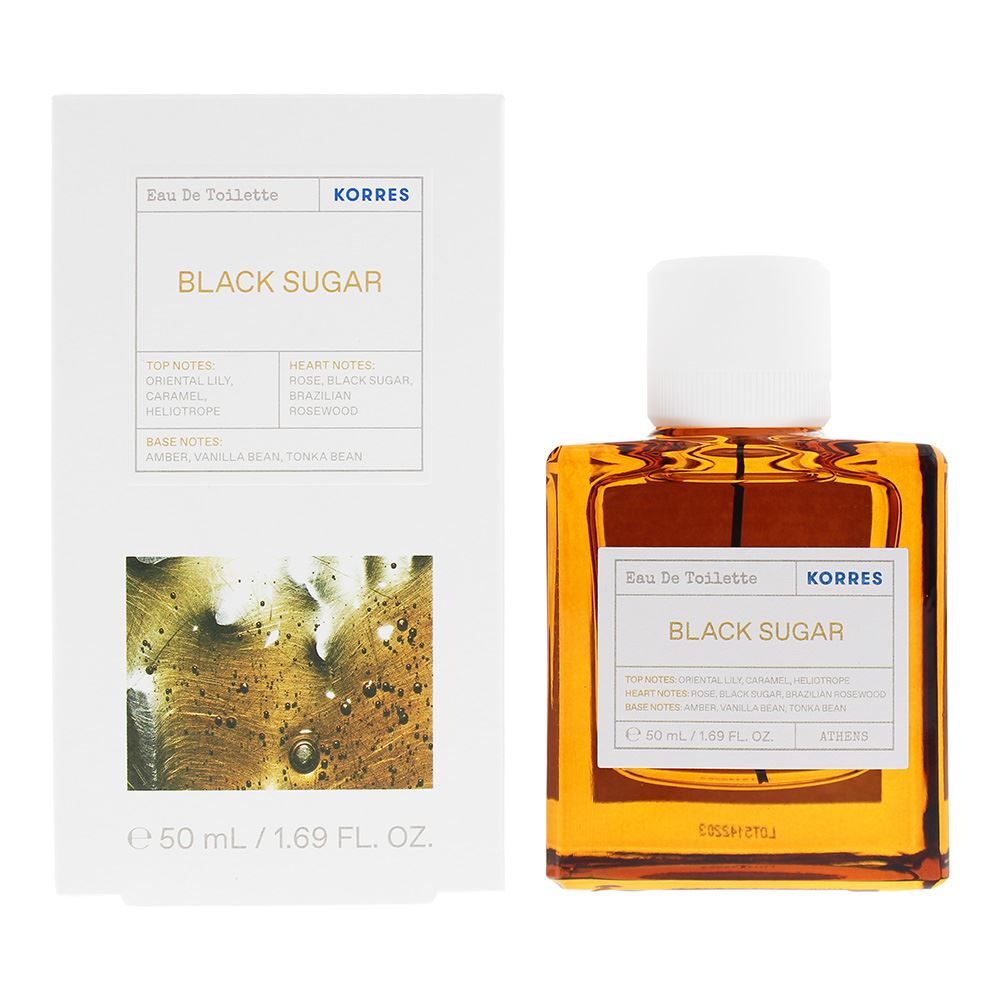 Korres Black Sugar 50ml Eau De Toilette Spray for Her