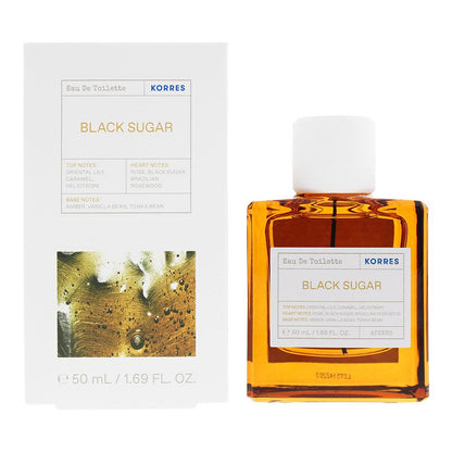 Korres Black Sugar 50ml Eau De Toilette Spray for Her