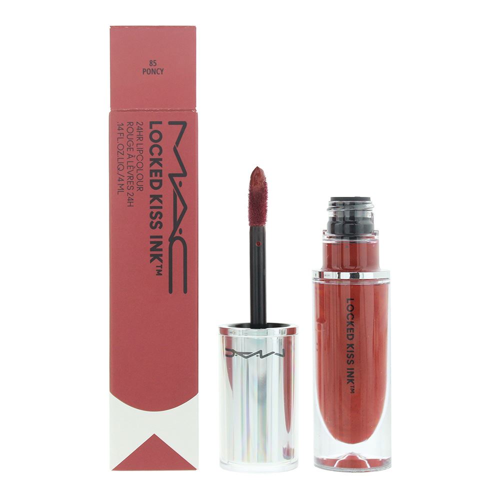 MAC Locked Kiss Ink 24HR 4ml Lip Colour  - 85 Poncy