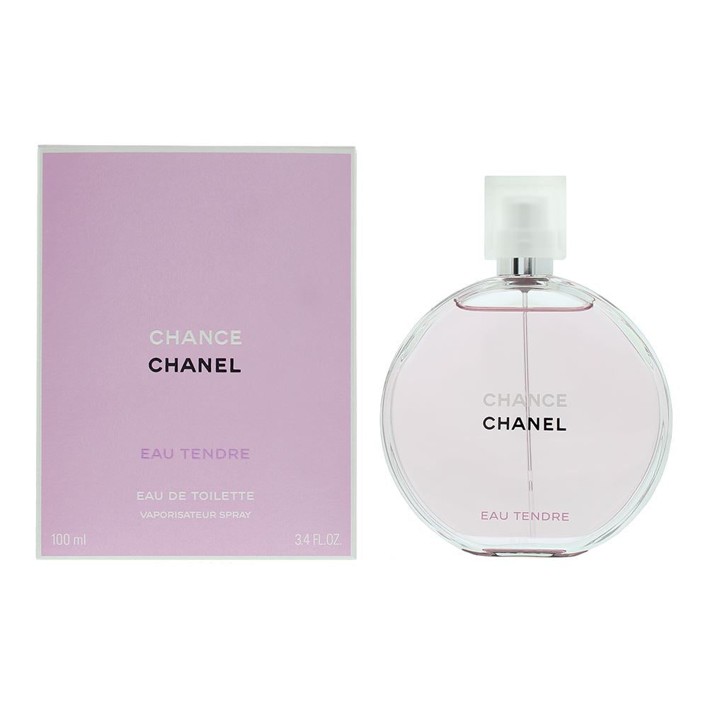 Chanel Chance Eau Tendre 100ml Eau De Toilette Spray for Her