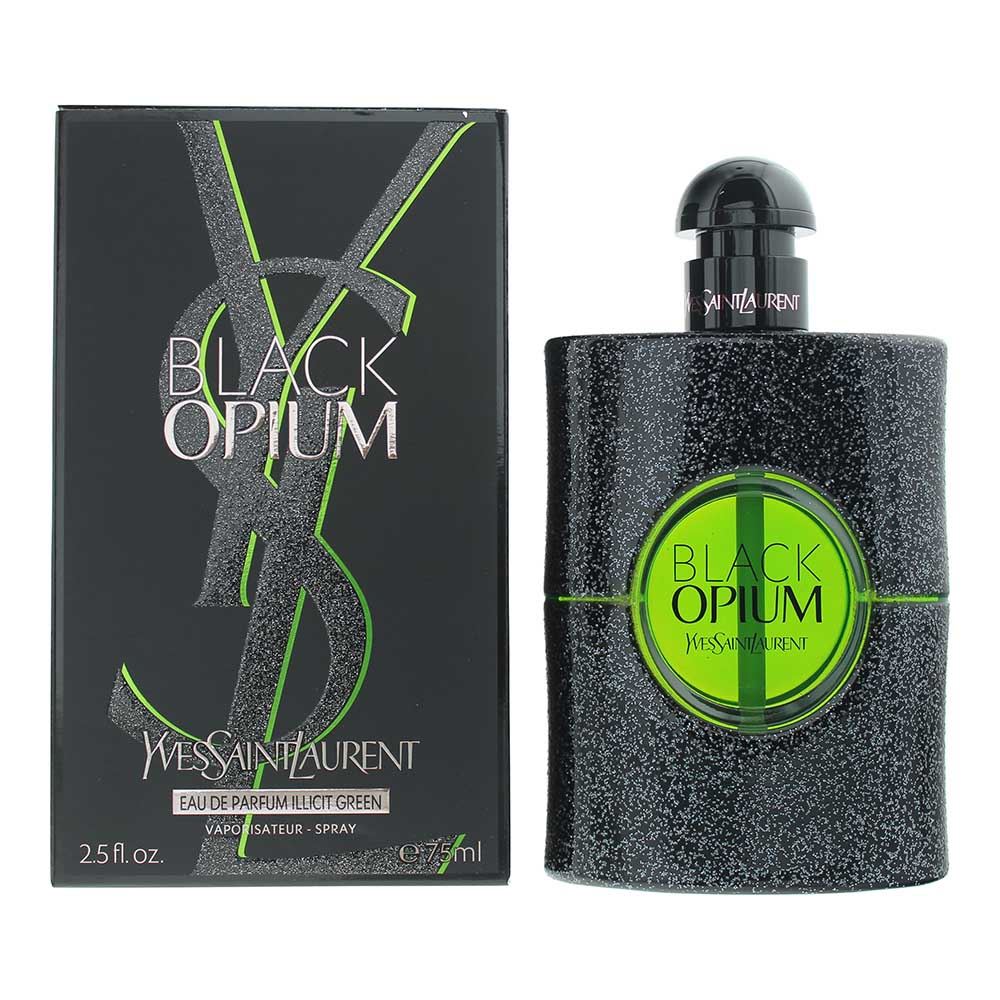 Yves Saint Laurent Black Opium Illicit Green 75ml Eau de Parfum Spray for Her