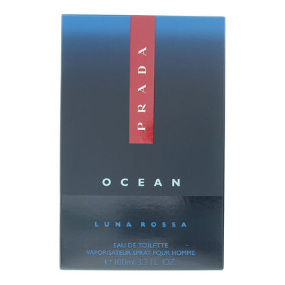 Prada Luna Rossa Ocean 100ml Eau De Toilette Spray for Him