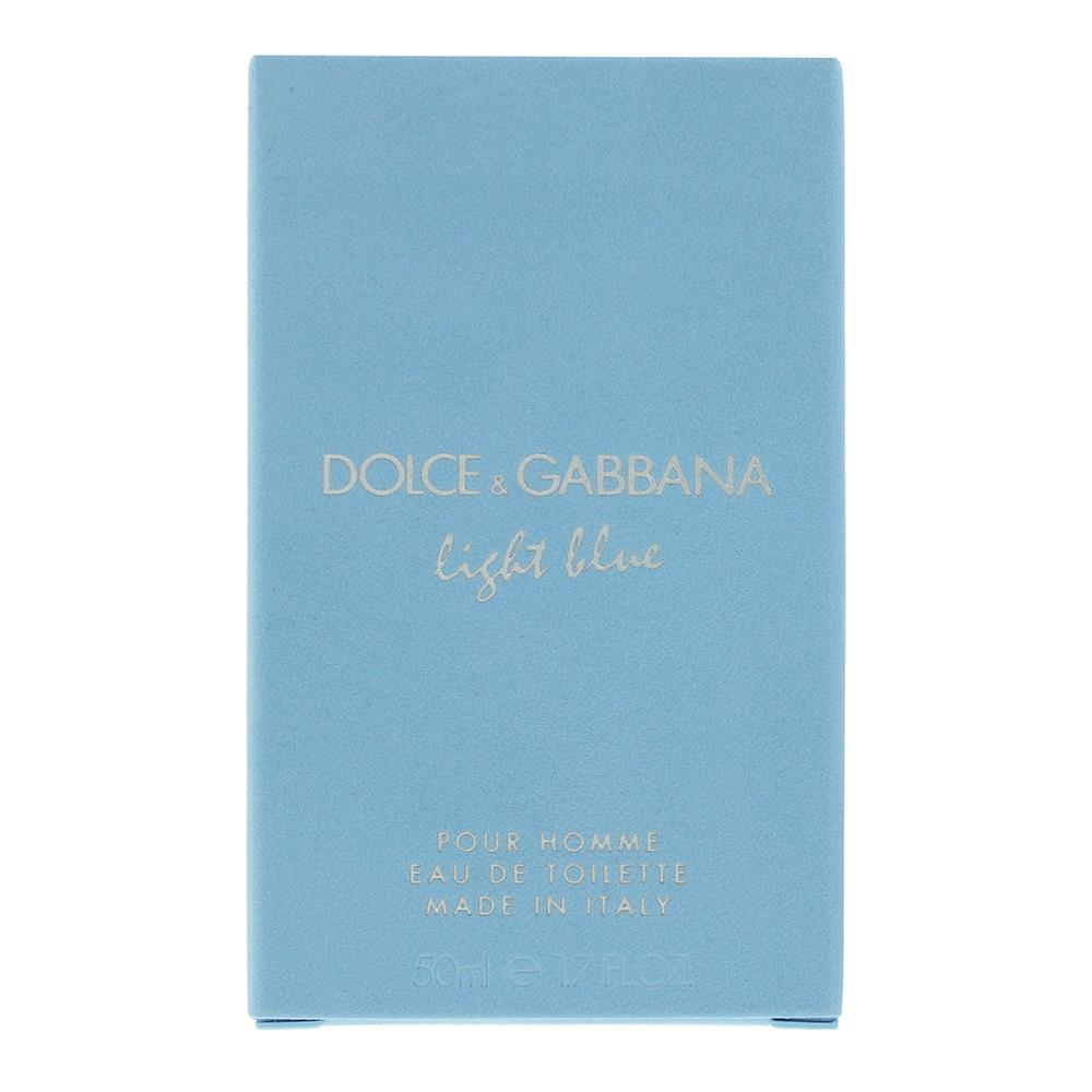 Dolce & Gabbana Light Blue Pour Homme 50ml Eau de Toilette Spray for Him