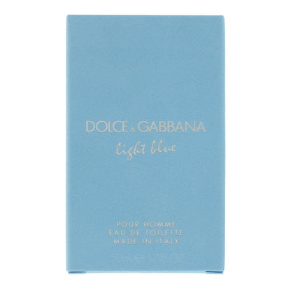Dolce & Gabbana Light Blue Pour Homme 50ml Eau de Toilette Spray for Him