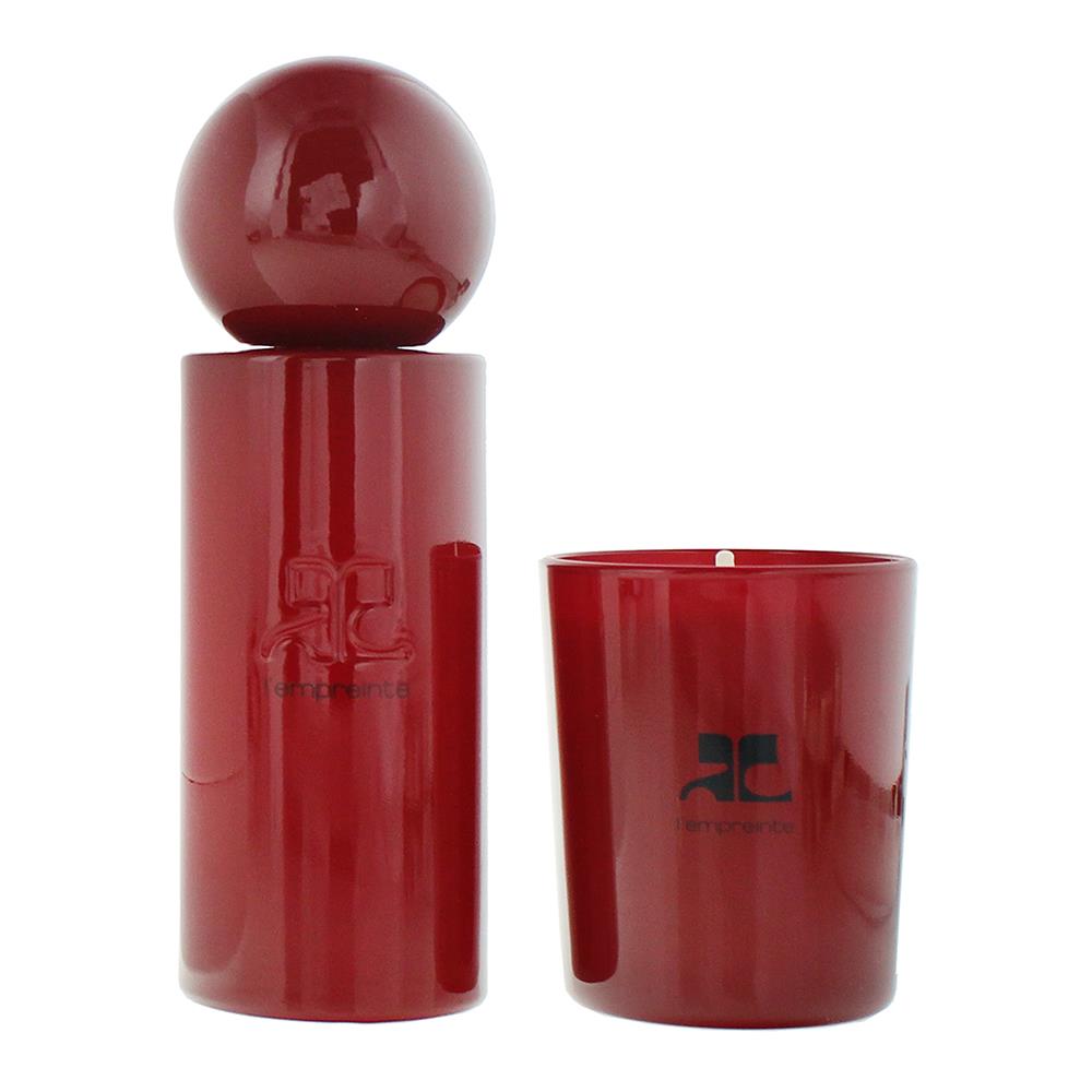 Courreges L'empreinte 100ml Eau de Parfum Gift Set 75g Candle for Unisex