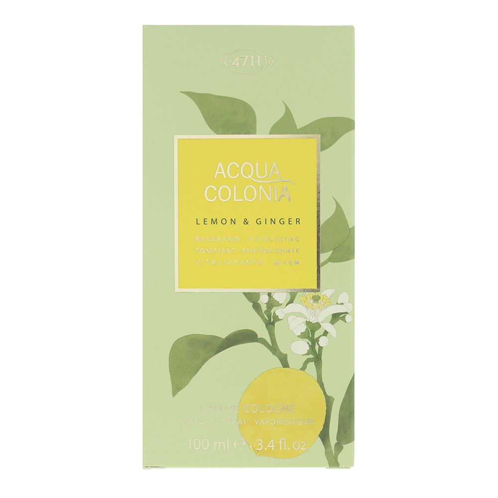 4711 Acqua Colonia Lemon & Ginger 100ml Eau de Cologne Spray for Unisex