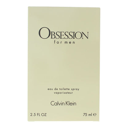 Calvin Klein Obsession For Men 75ml Eau de Toilette Spray for Him