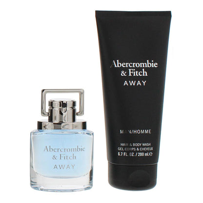 Abercrombie & Fitch Away 50ml Eau De Toilette Gift Set 200ml Shower Gel for Him