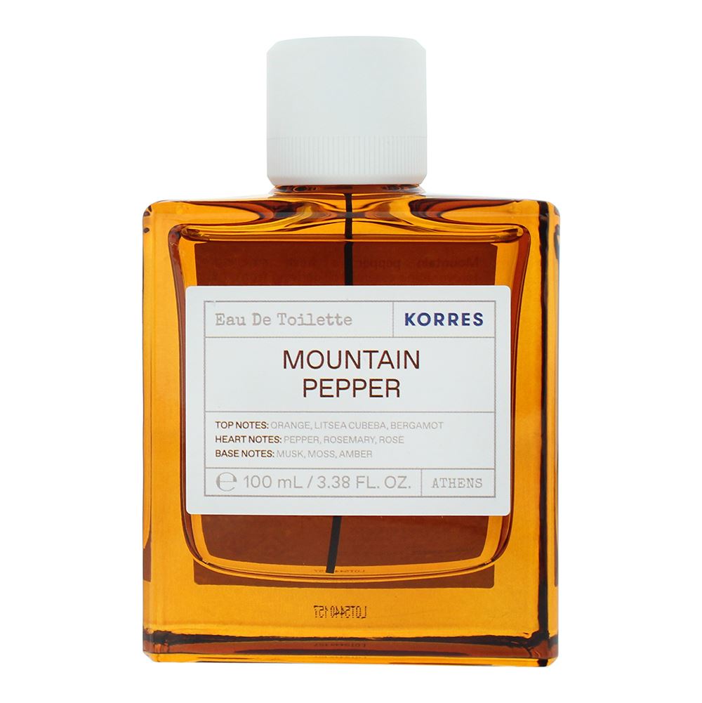 Korres Mountain Pepper 100ml Eau de Toilette Spray for Him