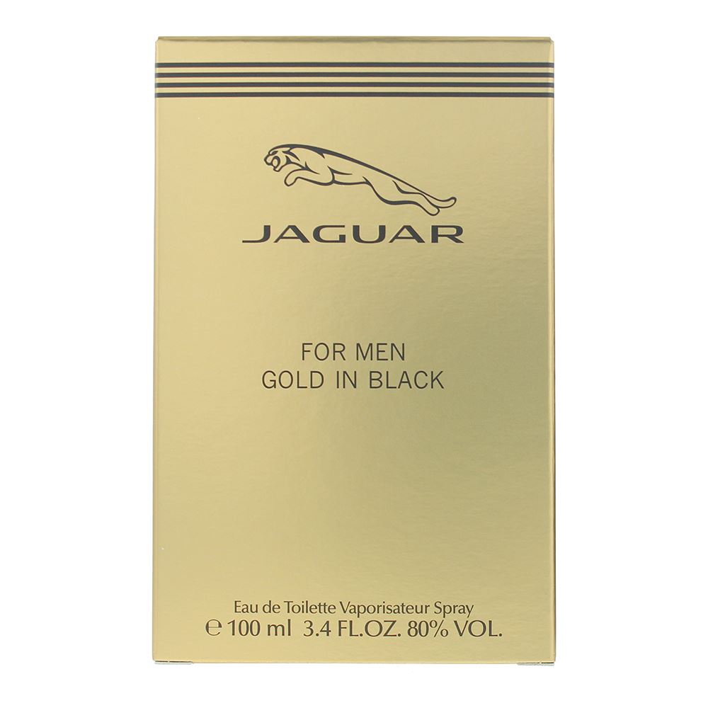 Jaguar For Men Gold In Black 100ml Eau de Toilette Spray for Him