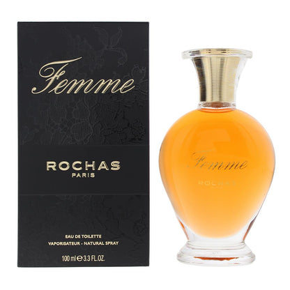 Rochas Femme 100ml Eau de Toilette Spray for Her