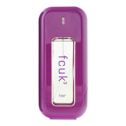FCUK 3 Her 100ml Eau de Toilette Spray for Her