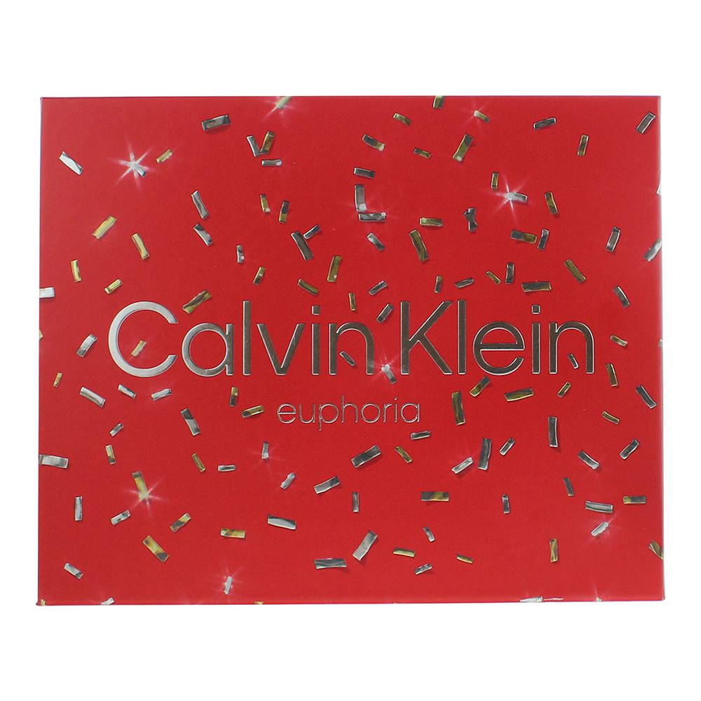 Calvin Klein Euphoria 100ml Eau de Parfum Gift Set 100ml Body Lotion 100ml for Her