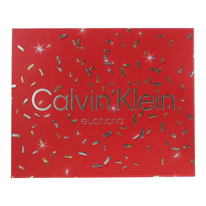 Calvin Klein Euphoria 100ml Eau de Parfum Gift Set 100ml Body Lotion 100ml for Her