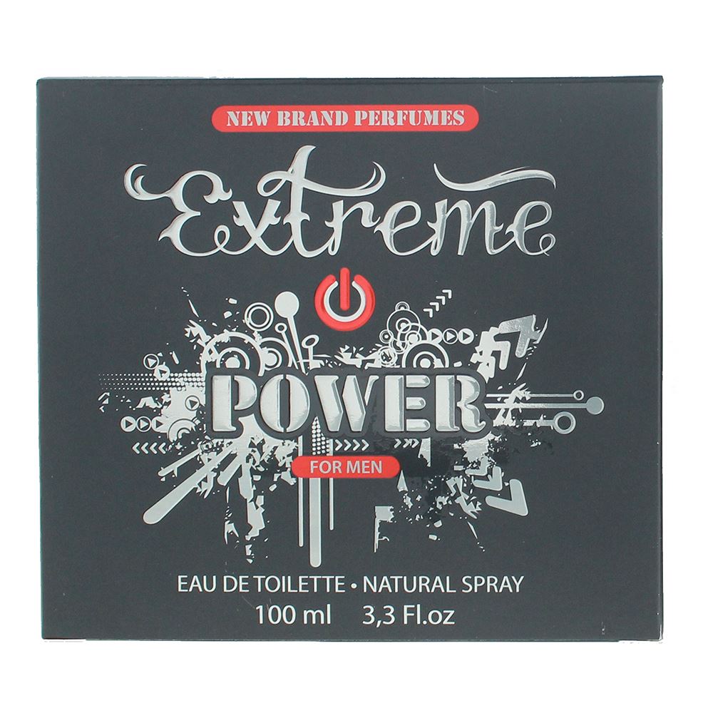 New Brand Extreme Power For Men 100ml Eau de Toilette Spray for Him