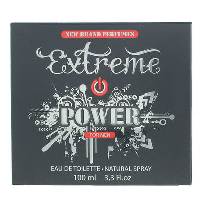 New Brand Extreme Power For Men 100ml Eau de Toilette Spray for Him