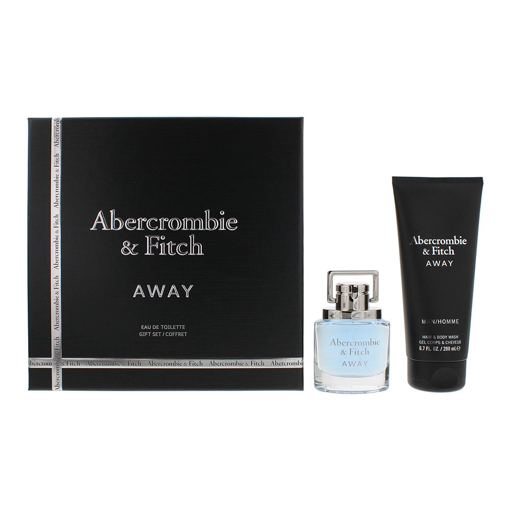 Abercrombie & Fitch Away 50ml Eau De Toilette Gift Set 200ml Shower Gel for Him