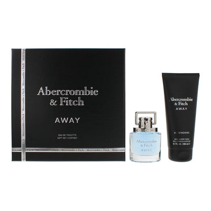 Abercrombie & Fitch Away 50ml Eau De Toilette Gift Set 200ml Shower Gel for Him