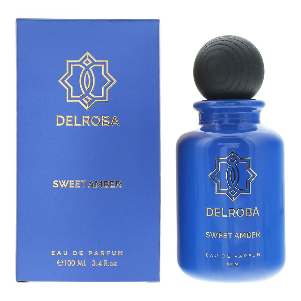 Delroba Sweet Amber For Men 100ml Eau de Parfum Spray For Him